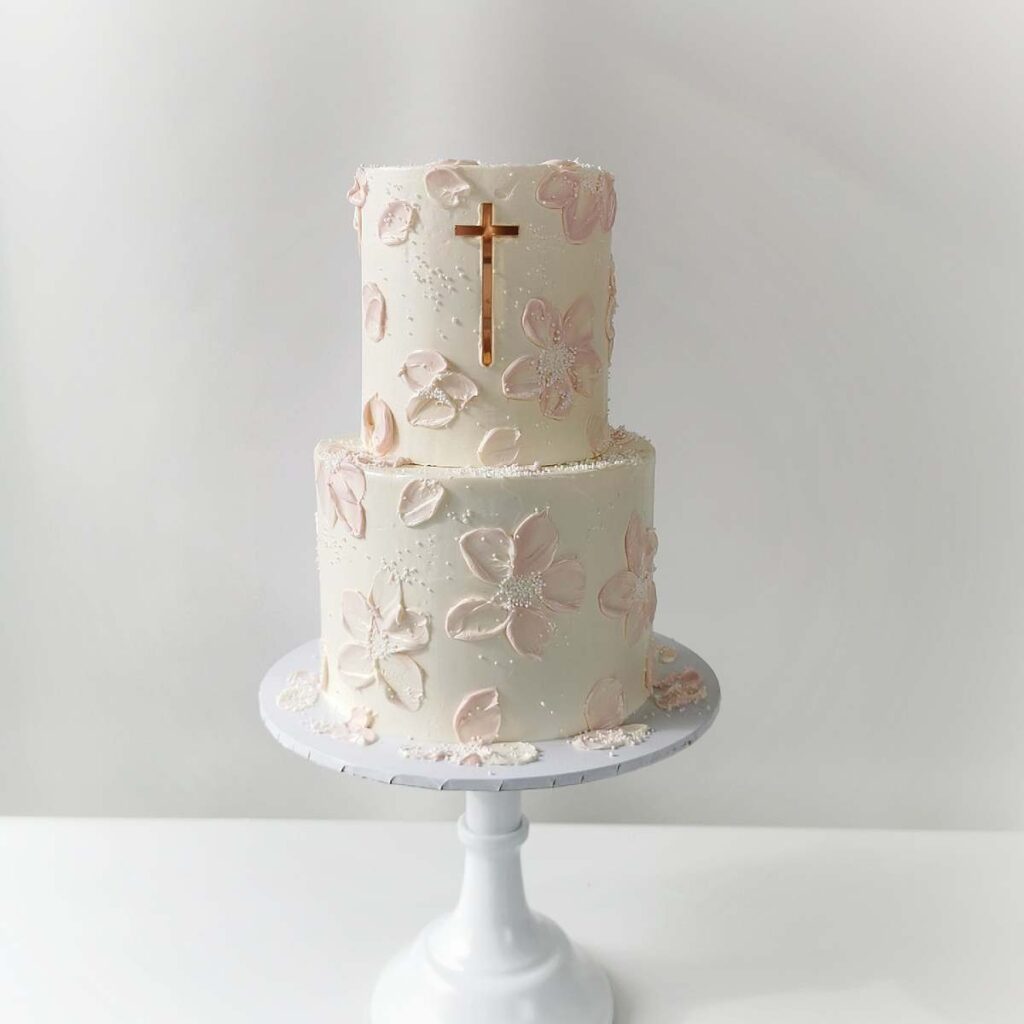 Christening Cakes - Sydney Artisan Cakes ONLINE Buttercream Cake Shop