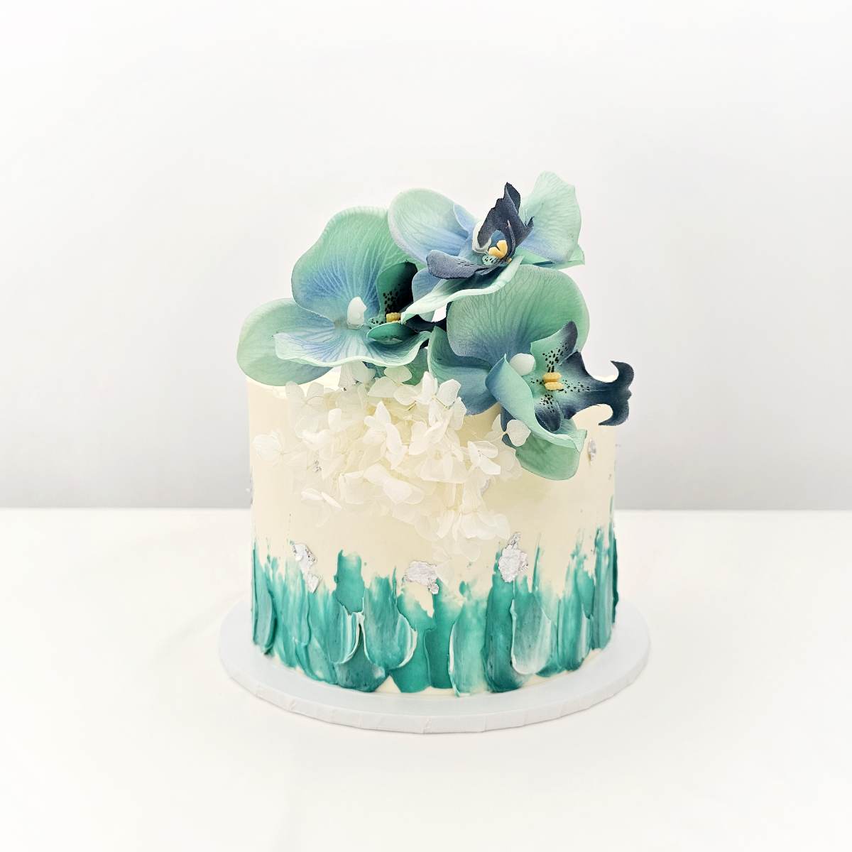 Jade Orchid flower cake